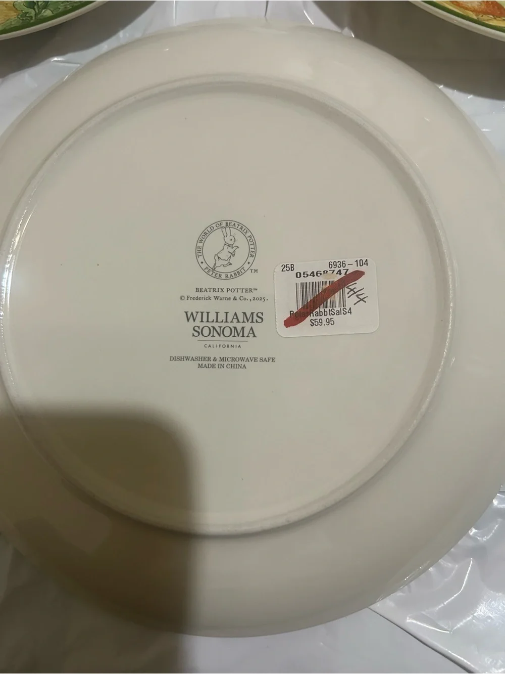 Peter Rabbit™ In The Garden Plate Garden Colors 3 pieces